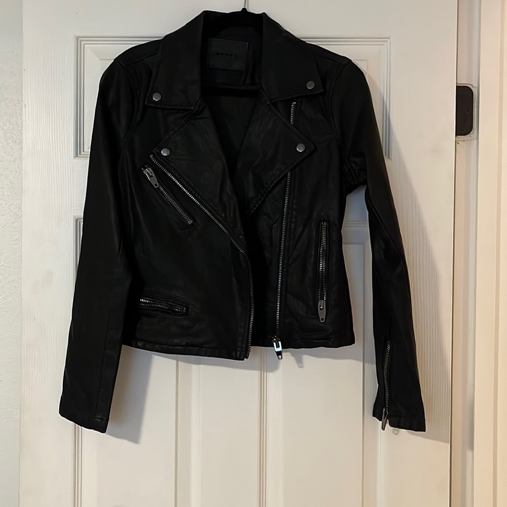 Blank NYC Black Leather Jacket